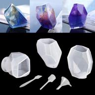✨ polymer clay / resin epoxy molds - diy quartz crystal kit - set of 3 silicone shapes - create clear or opaque crystal-shaped objects - easy to remove after molding - soft, durable, reusable - enhanced seo logo
