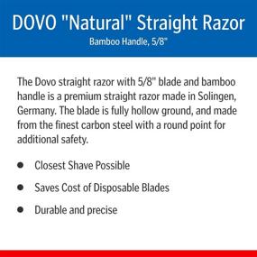 img 3 attached to 🎍 DOVO Bamboo Straight Razor for an Organic Shaving Experience