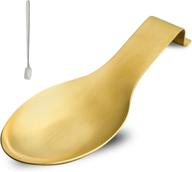 stainless steel utensil holder with gold accents - bettwill логотип