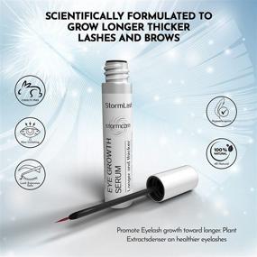 img 1 attached to Discover the Power of StormCom Advanced Eyelash Growth Serum - Enhance Your Brows and Lashes with Nourishing Formula - Cruelty Free, 5ML (0.17 fl/oz)