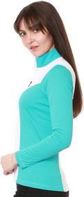 img 2 attached to 👚 Nozone Sun Protective Equestrian Shirt: Women's Full Zip Long Sleeve Calabria – Ultimate Protection for Horse Riding in Style