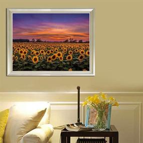 img 3 attached to 🌻 Sunflower Diamond Painting Kit for Adults - Full Drill, DIY Diamond Arts Cross Stitch Craft Canvas for Home Wall Decor (15.7 x 11.8 in)