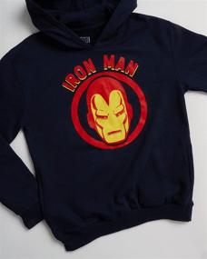 img 3 attached to Boys' Marvel Avengers Superhero 🦸 Fleece Hoodie - Clothing & Fashion Hoodies/Sweatshirts