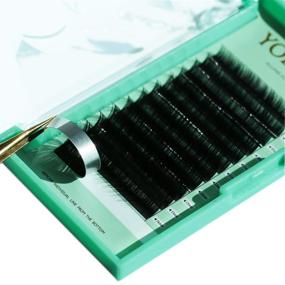 img 2 attached to Ellipse Eyelash Extension Supplies: 0.20C, 8-15mm Mix Individual Eyelash Extensions for Salon Use