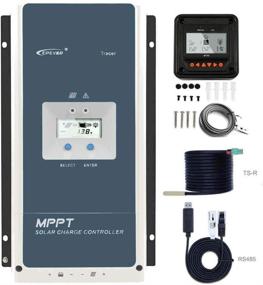img 4 attached to ⚡ EPEVER 100 Amp MPPT Charge Controller: 48V, 36V, 24V, 12V Auto, Negative Ground, Max 150V, 5000W Input, Fits Lithium AGM Gel Flooded, LCD Display