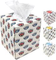 👃 noseys ultra soft tissues (3 cube boxes, 270 facial tissues) - tissue box for school, bathroom, offices - 3 pack eco-friendly lint-free softness (mystic eyes) logo