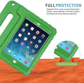 img 3 attached to 📱 HDE Shockproof iPad Mini 5 & 4 Case for Kids - Built-in Screen Protector, Handle Stand, Apple Pencil Holder - Compatible with New iPad Mini 5th Generation & iPad Mini 4th Generation Tablets