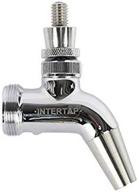 🍺 intertap d1210 forward sealing stainless steel beer faucet: small, high functionality and durability logo