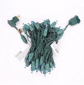 img 3 attached to 🎄 Christmas Wonderland: 50 Mini LED Blue String Lights- UL Certified, 17FT Green Wire, Outdoor Party Decorations