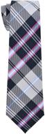 👔 stylish retreez plaid check microfiber boys' neckties: accessorize with elegance logo