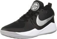 nike unisex-child team hustle d 9 (gs) sneaker: performance and style for young athletes logo