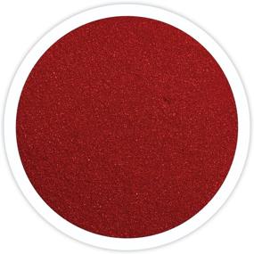 img 4 attached to 🍎 Apple Red Unity Sand: 1.5 lbs (22 oz), Vibrant Red Colored Sand for Wedding Ceremonies, Vase Decoration, Home Decorating, Craft Projects