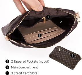 img 3 attached to 👜 Versatile Lightweight Crossbody Cellphone Shoulder Wristlet: Women's Must-Have Handbags & Wallets