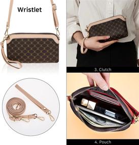 img 1 attached to 👜 Versatile Lightweight Crossbody Cellphone Shoulder Wristlet: Women's Must-Have Handbags & Wallets