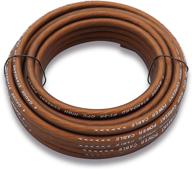 4 gauge 26ft brown power/ground wire - true spec and soft touch cable for car amplifiers, automotive trailers, and harness wiring logo