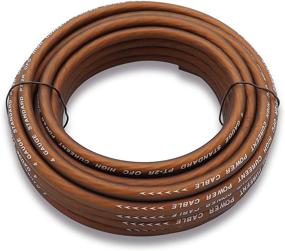 img 4 attached to 4 Gauge 26ft Brown Power/Ground Wire - True Spec and Soft Touch Cable for Car Amplifiers, Automotive Trailers, and Harness Wiring