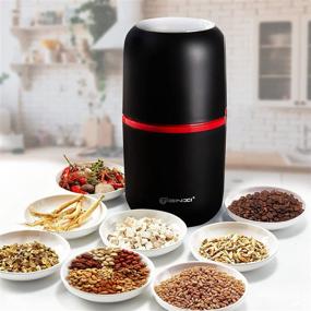 img 2 attached to ☕️ PARACITY Electric Coffee Grinder Mini Grain Mill: Powerful Spice and Herb Grinder with Cleaning Brush - Perfect for Dry Herbs, Peanuts, Pepper Beans, Almonds, and More!