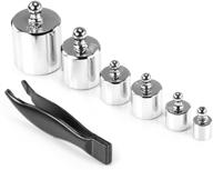 🔩 neewer precision steel balance scale calibration weight kit set - 205 grams, class m2 with tweezers, ideal for digital jewellery scale, laboratory, commercial, and educational use logo