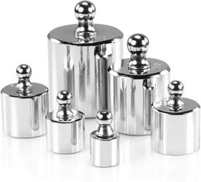 img 1 attached to 🔩 Neewer Precision Steel Balance Scale Calibration Weight Kit Set - 205 Grams, Class M2 with Tweezers, Ideal for Digital Jewellery Scale, Laboratory, Commercial, and Educational Use