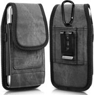 📱 innovative innext universal pouch holster for iphone 8 7 plus - stylish denim vertical belt clip carrying case for iphone xs max/xr (fit with thin hard case) - 2 card slots, metal hook - ultimate convenience! logo