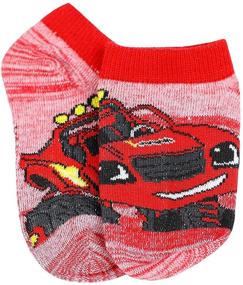 img 2 attached to 🚀 Blaze and the Monster Machines Boys Toddler 5 Pack No Show Socks - Perfect for Little Fans!