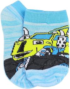 img 1 attached to 🚀 Blaze and the Monster Machines Boys Toddler 5 Pack No Show Socks - Perfect for Little Fans!