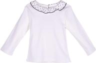 contikids sleeve peter collar blouse girls' clothing logo