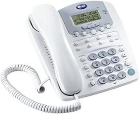 img 4 attached to AT&T 959 Телефон со встроенным динамиком и функцией Caller ID - белый/туман