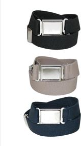 img 3 attached to 👦 Elastic Adjustable Magnetic Buckle Belts for Boys' Accessories in CTM