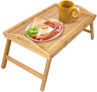 bamboo breakfast serving tray - conveniently foldable by greenco logo