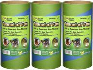 ware manufacturing tunnels of fun small pet hideaway, medium - pack of 3 логотип