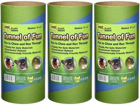 img 2 attached to Ware Manufacturing Tunnels of Fun Small Pet Hideaway, Medium - Pack of 3