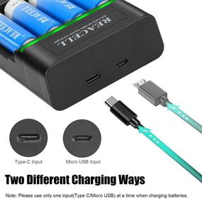 img 1 attached to 🔋 1 Hour AA AAA Charger - Quick Smart NiMH AA AAA Battery Charger with Individual Charging Channels (Super Fast Charge) - [Brand Name: REACELL]