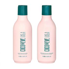 img 4 attached to 🥥 Coco & Eve Like a Virgin Shampoo & Conditioner Bundle Set - Natural, Sulfate-Free Hair Care with Argan, Coconut, and Avocado Oil for Dry, Damaged, Color-Treated Hair - Anti-Frizz Formula (8.4 fl oz each)