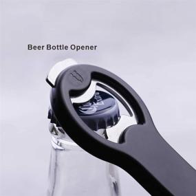 img 3 attached to 🍺 KITCHENDAO 2 in 1 Beer Bottle Opener with Magnetic Cap Catcher - Attachable to Refrigerator for Easy Storage and Loss Prevention - Convenient Pop Can Opener - Easy Picking-up (2 Pack)