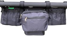 img 4 attached to Double Stroller Organizer Duallie Jogger Strollers & Accessories