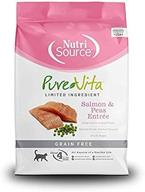 🐟 premium pure vita grain free salmon & peas cat food 6.6 lbs - premium packaging options logo
