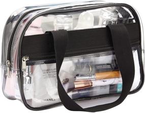 img 2 attached to 💼 Ultimate Luxury Cosmetic Toiletry Organizer: Must-Have Travel Accessory