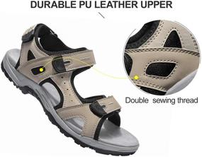 img 1 attached to CAMEL CROWN Waterproof Men's Sandals: Superior Comfort for Every Step