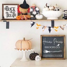 img 3 attached to 👻 DIY Halloween Wood Signs with 9 Reusable Painting Stencils: Unleash Your Creativity!