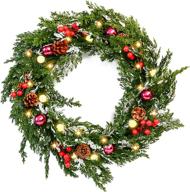 unimeber pre lit artificial christmas decorations seasonal decor logo
