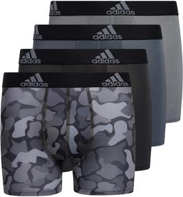 img 4 attached to Adidas Performance Briefs Underwear 🩲 4 Pack - Boys' Clothing Undergarments