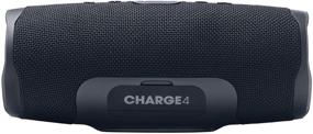 img 2 attached to JBL Charge 4 - 🔊 Black Waterproof Bluetooth Speaker - Portable