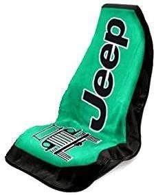 img 2 attached to Защитите свои сиденья Jeep с элегантным автомобильным покрытием Seat Armour T2G100G Towel-2-Go - зеленый.