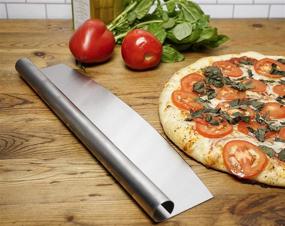 img 3 attached to 🍕 RSVP Endurance Rocker Style Pizza Cutter - 14" Stainless Steel, Sharp & Versatile Cutter - Effortlessly Slice Cakes & Pizzas - Dishwasher Safe