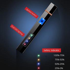 img 1 attached to Electric Lighters Rechargeable Windproof Cigarette