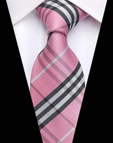 img 3 attached to 👔 Timeless Elegance: MENDENG Classic Striped Jacquard Necktie