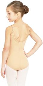 img 3 attached to 🩱 Capezio Girls' Camisole Leotard: Adjustable Straps for Perfect Fit!