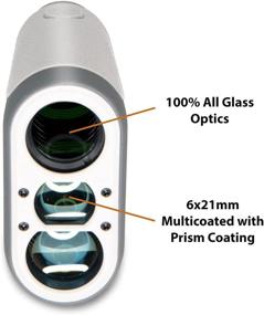 img 3 attached to 🏌️ ASTRA OPTIX Golf Laser Rangefinder with Slope PRO B-1 - 1760 Yard Range, 6x21 High Transmission LCD, Ultra Fast 0.1s Response Time, and Accurate +/- 1 Yd.