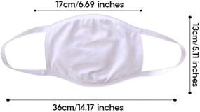 img 2 attached to Adjustable Fashion Face_Covering Washable Reusable